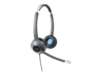 Cisco 522 Wired Dual - Micro-casque - sur-oreille - filaire - jack 3,5mm - remanufacturé CP-HS-W-522-USB-RF